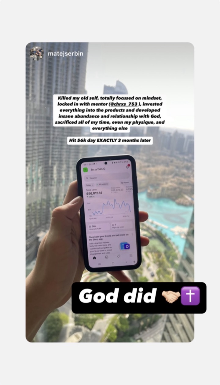 Student Matej hit a $56K day three months after joining